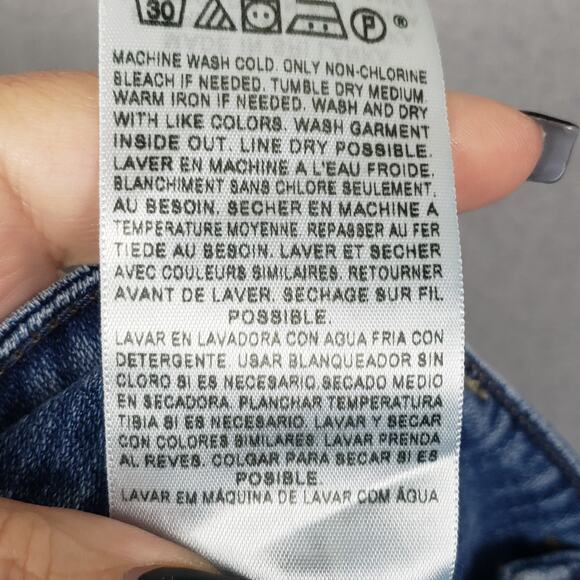 Levi's Women's Size 8 Curvy Bootcut Jeans Retro Flap Pockets Western Cowgirl - Picture 11 of 13